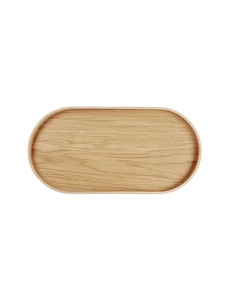 ASA SELECTION | Holzblatte ovale 35,5x16,5cm Chêne Brun | 